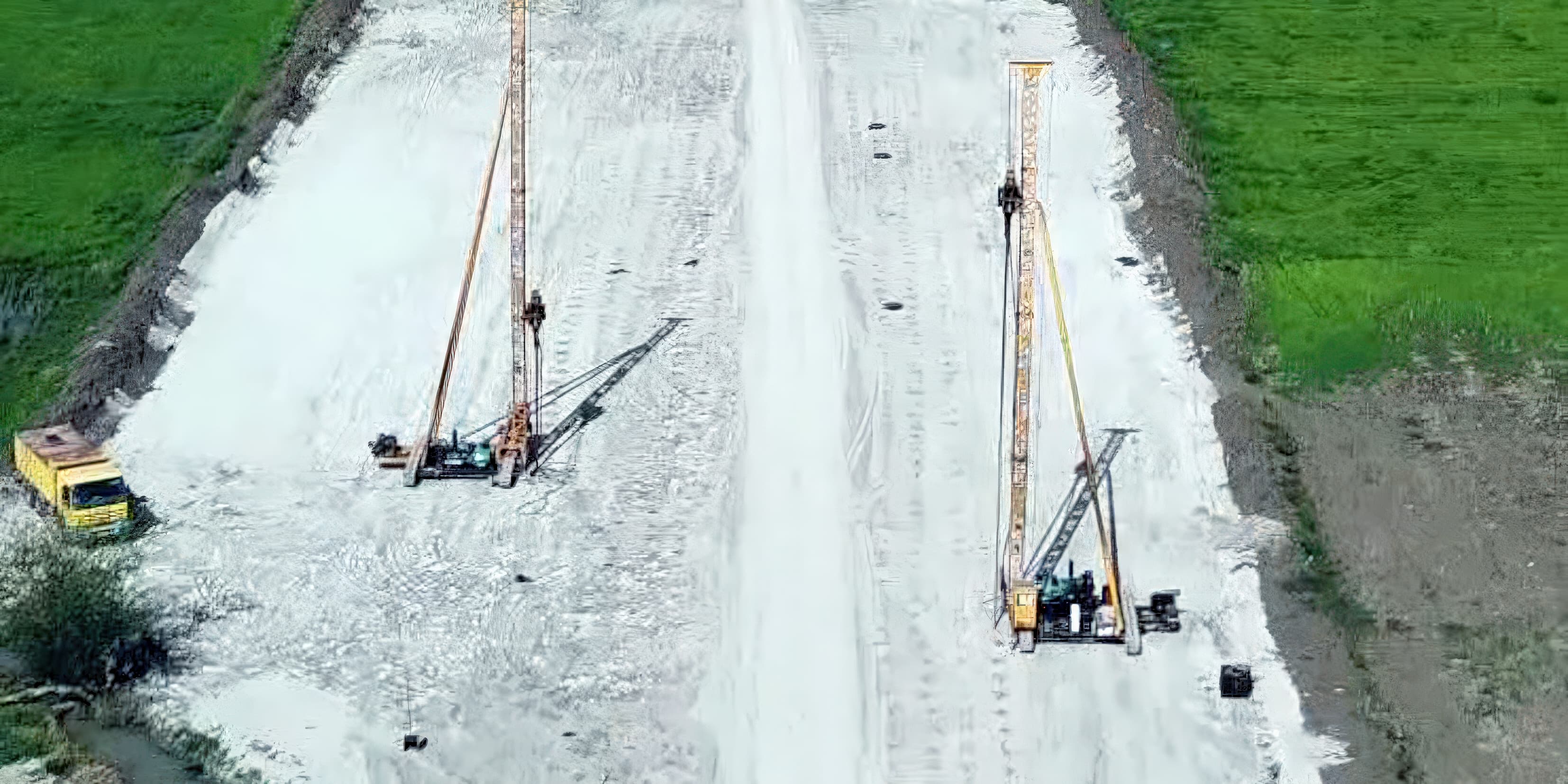 Installation of Alidrain PVDs