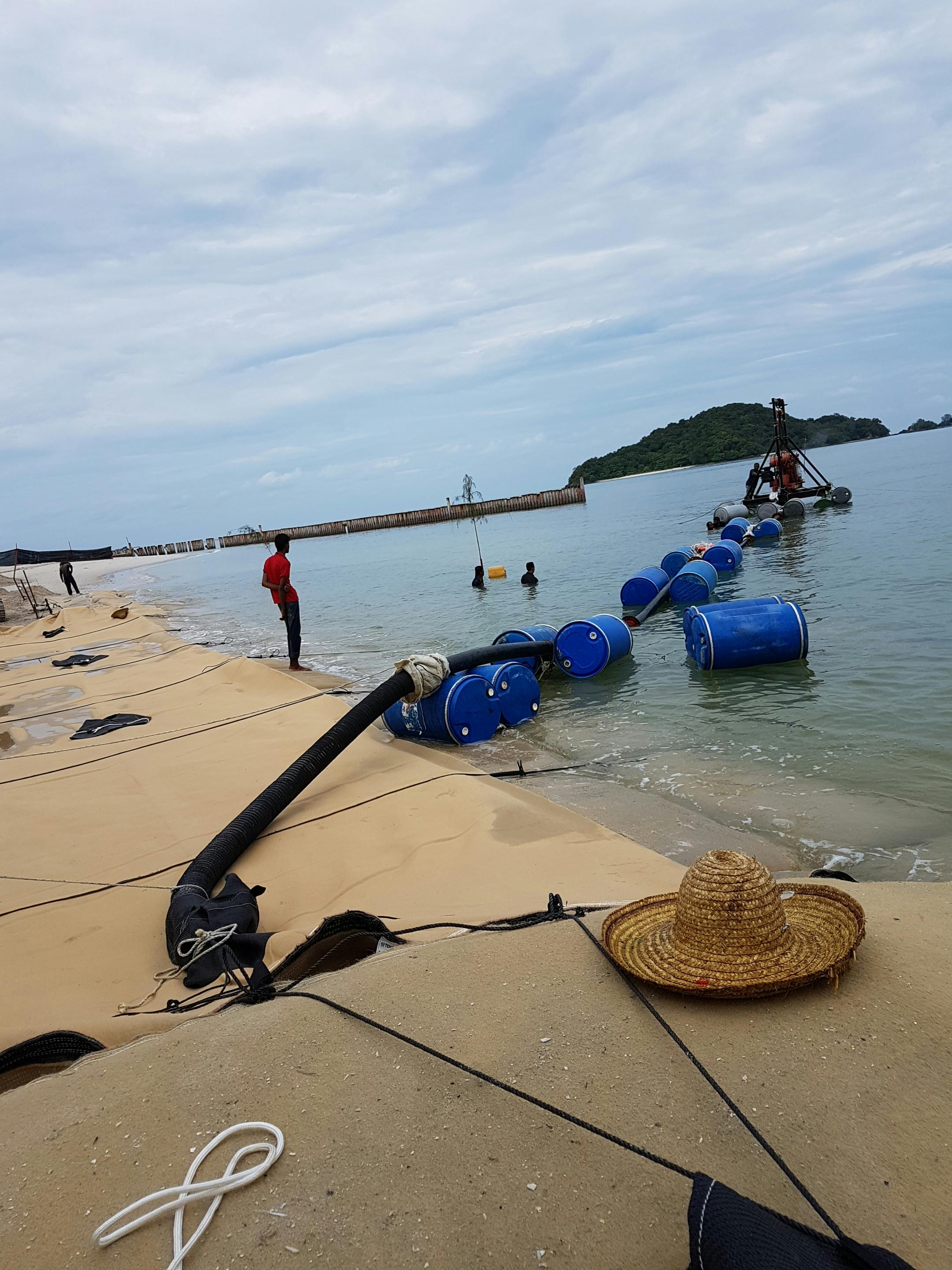Protecting Langkawi's Meritus Pelangi Beach with GEOTUBE