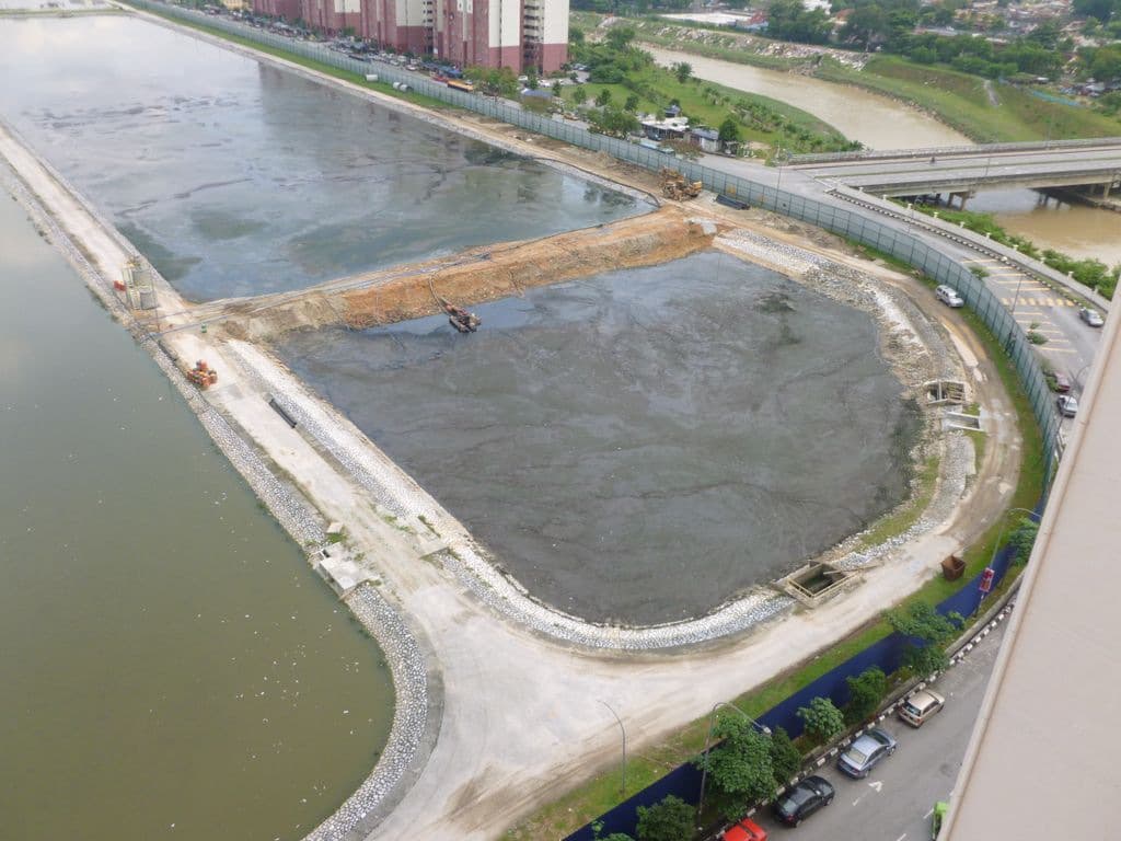 Pantai 2 Treatment Plant Kuala Lumpur Wastewater GEOTUBE