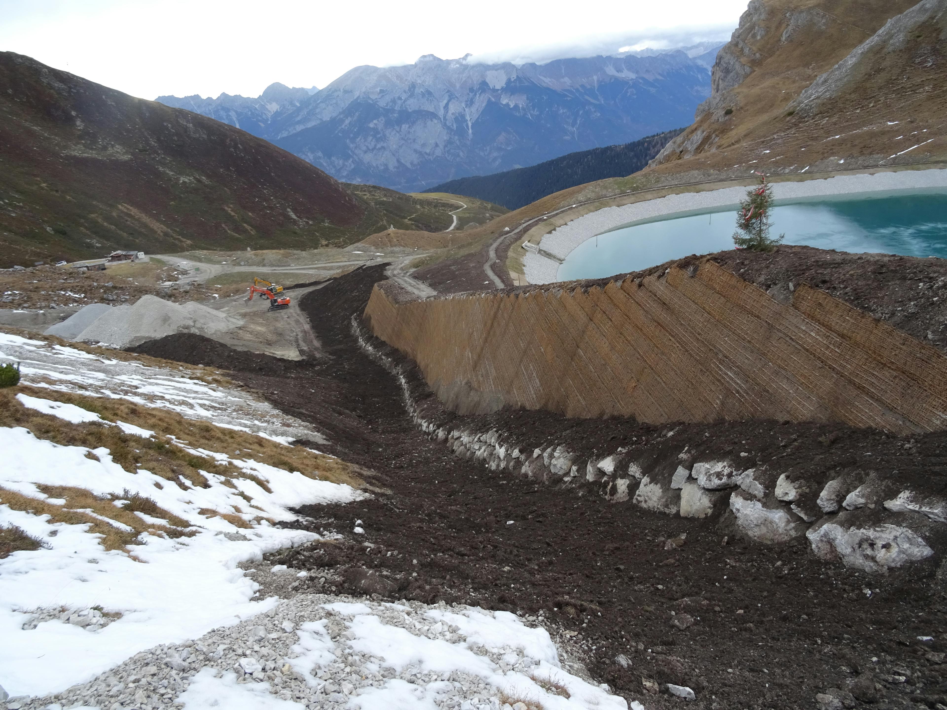 Protecting Alpine resources from avalanches with geogrids