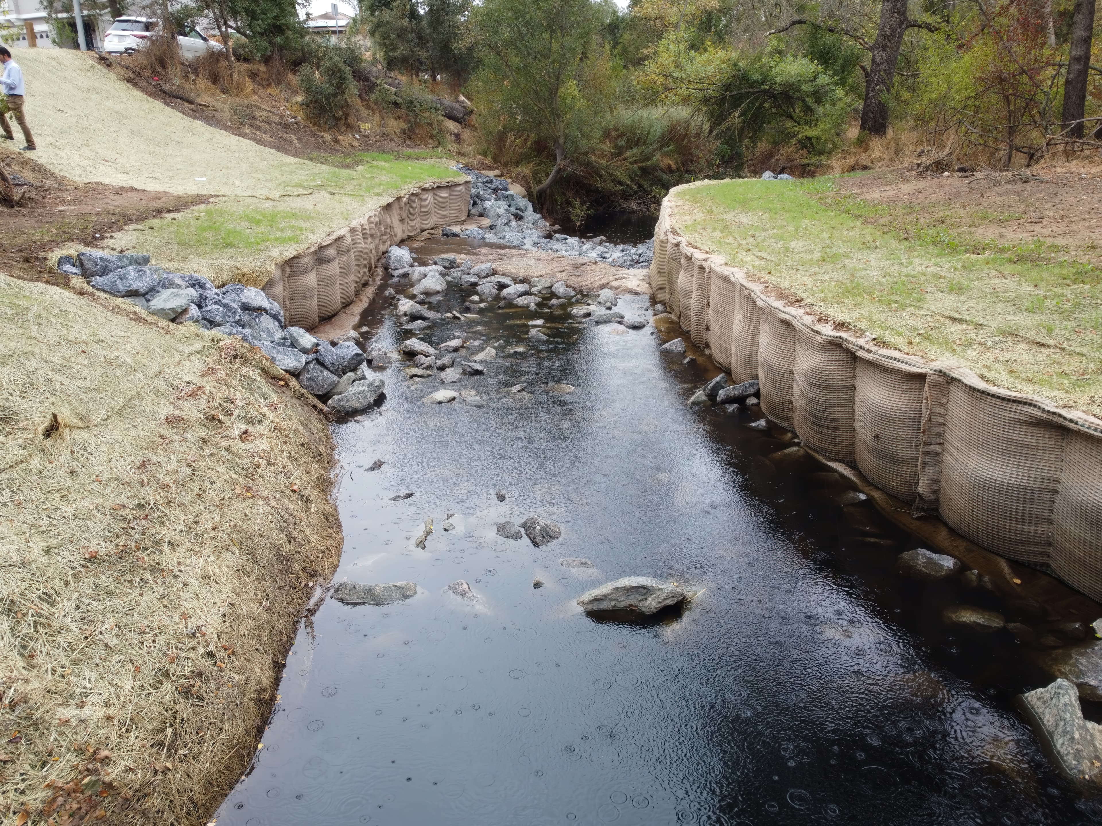 Sacramento Area Sanitary District uses PROPEX erosion-control systems protect exposed infrastructure across 12 creek sites