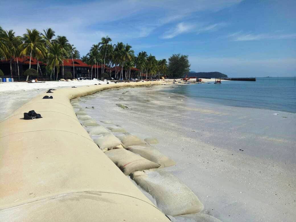 Protecting Langkawi's Meritus Pelangi Beach with GEOTUBE