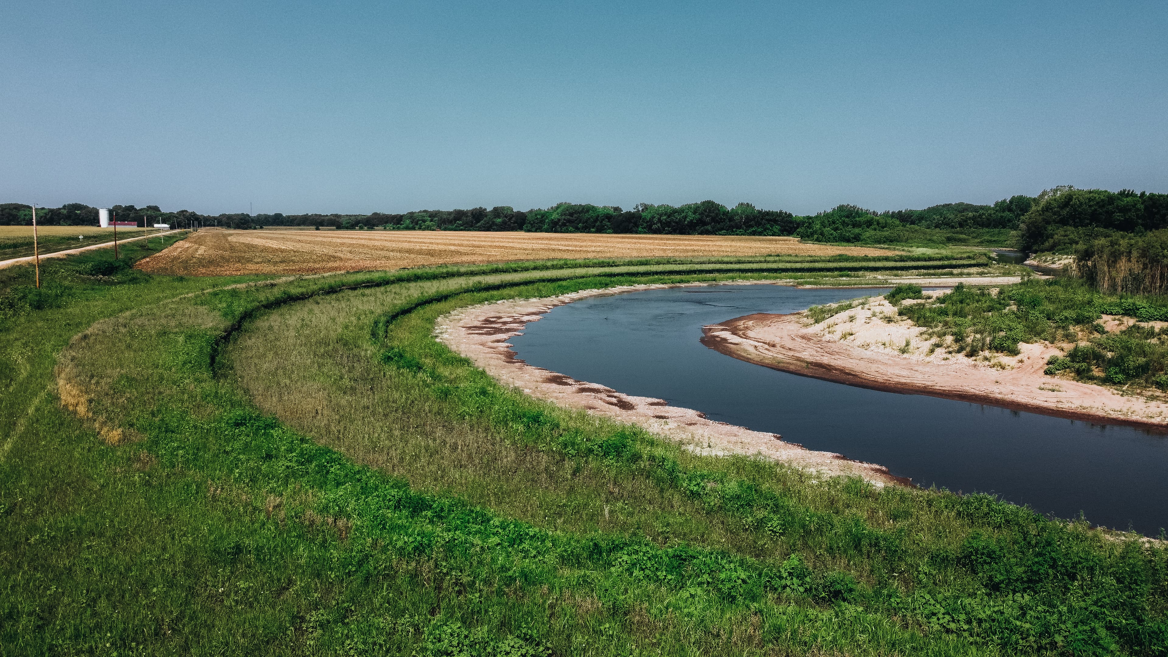 Des Moines River, Florida Flood mitigation PROPEX Armormax and PROPEX Scourlok