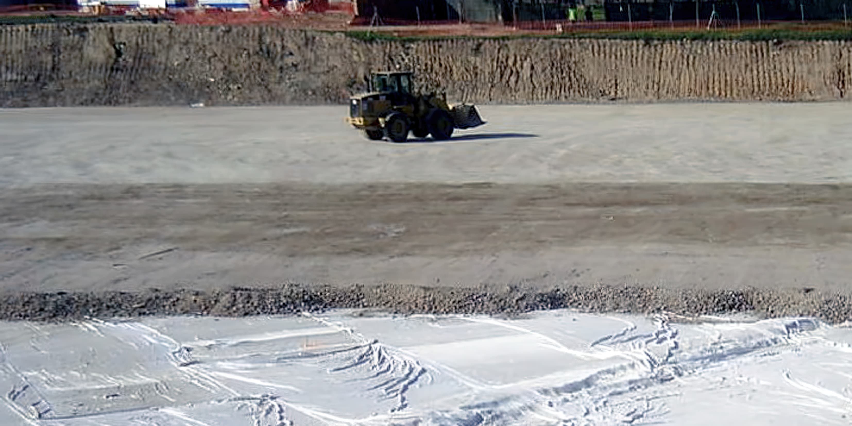 Placing and compacting granular fill