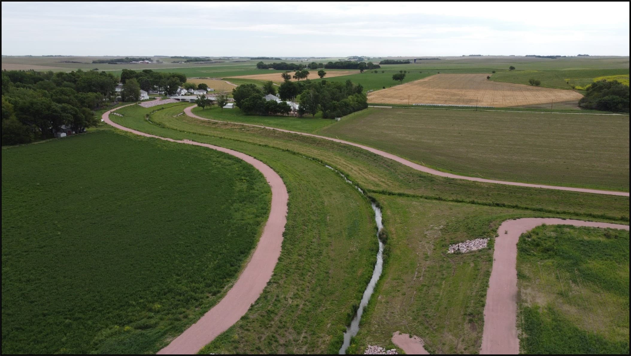 Middle Logan Creek, Nebraska Channel stabilization PROPEX Armormax