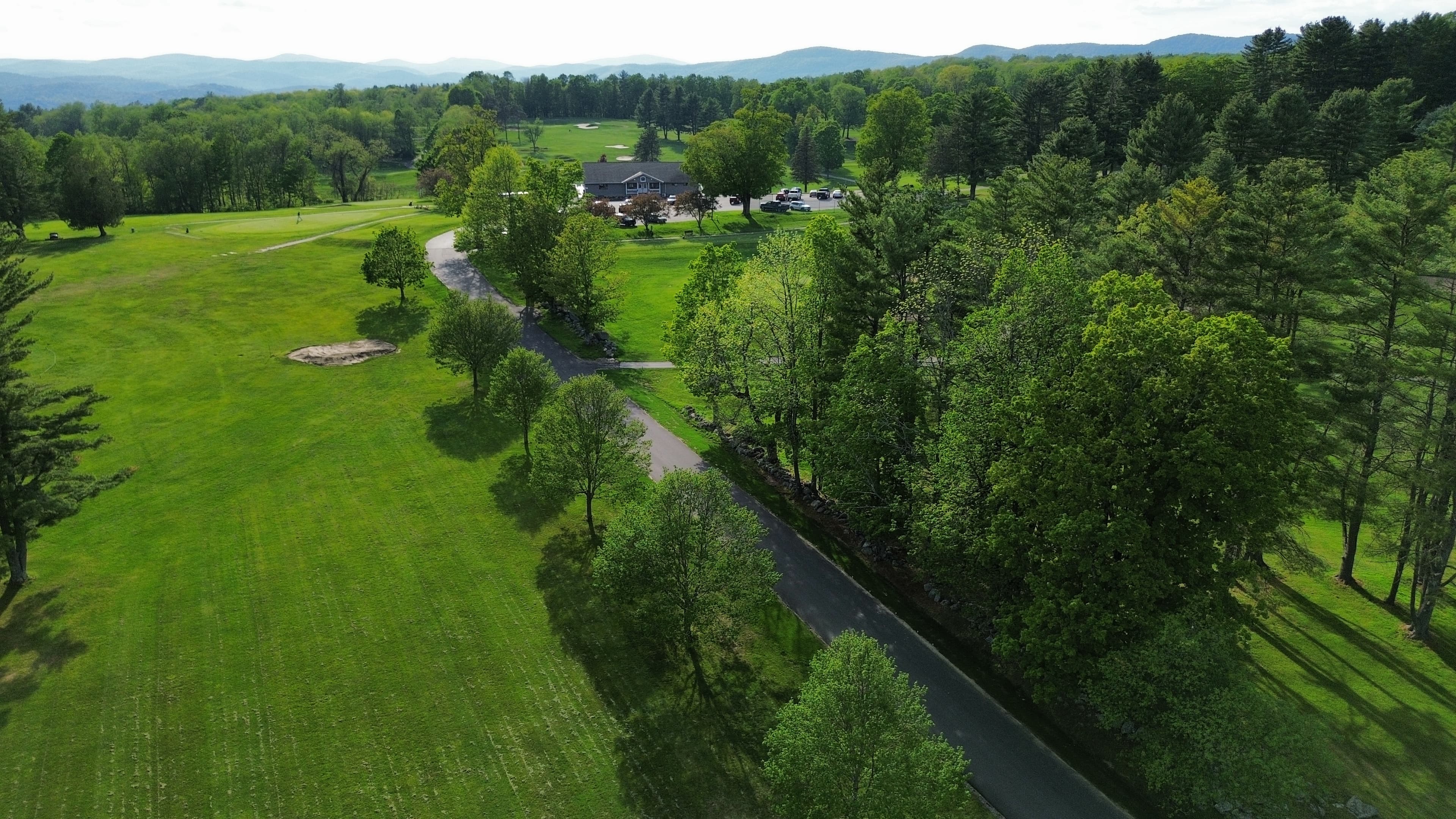 Project site and full extent of the roadway reconstruction area.