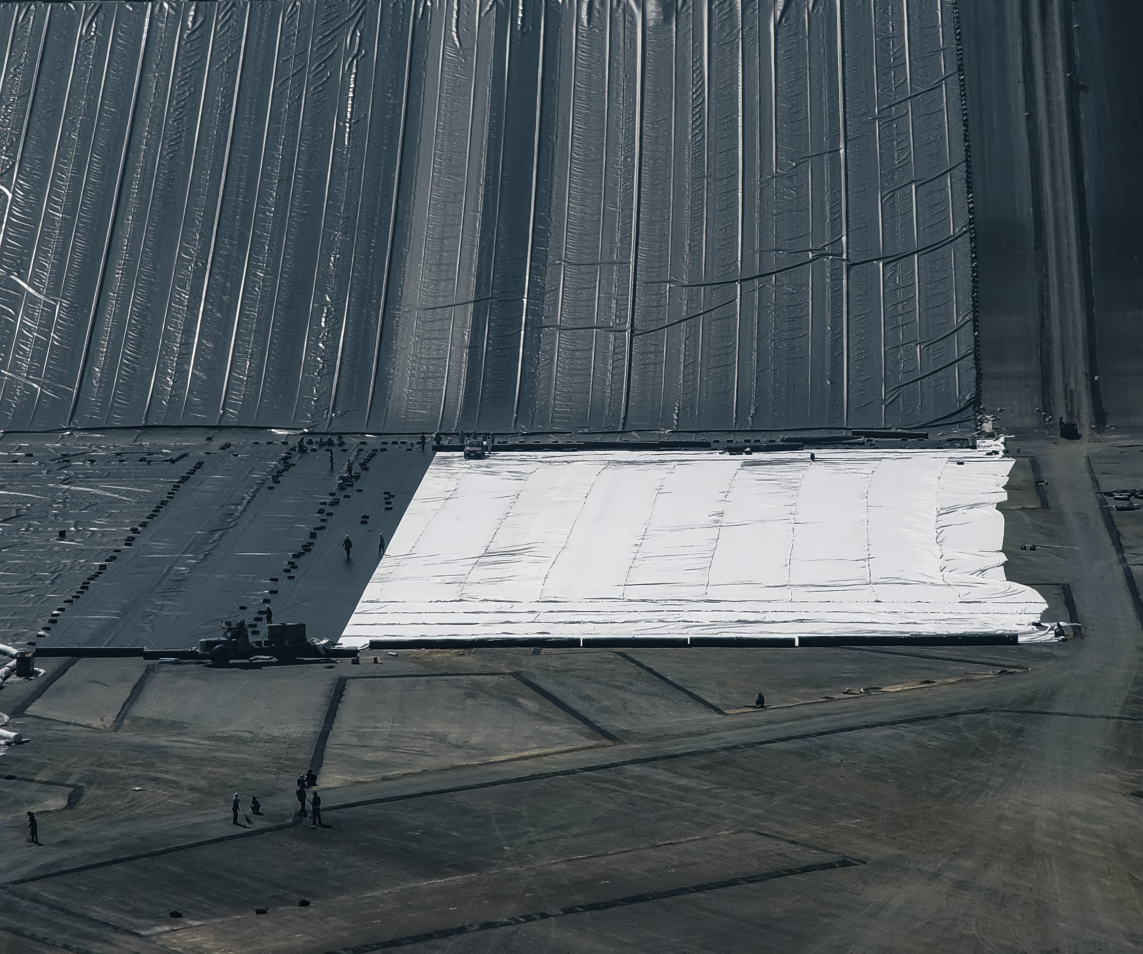 The reservoir’s geomembrane lining system serves as a benchmark project, proving the long-term resilience of GSE HD geomembranes in demanding environmental and hydraulic conditions.