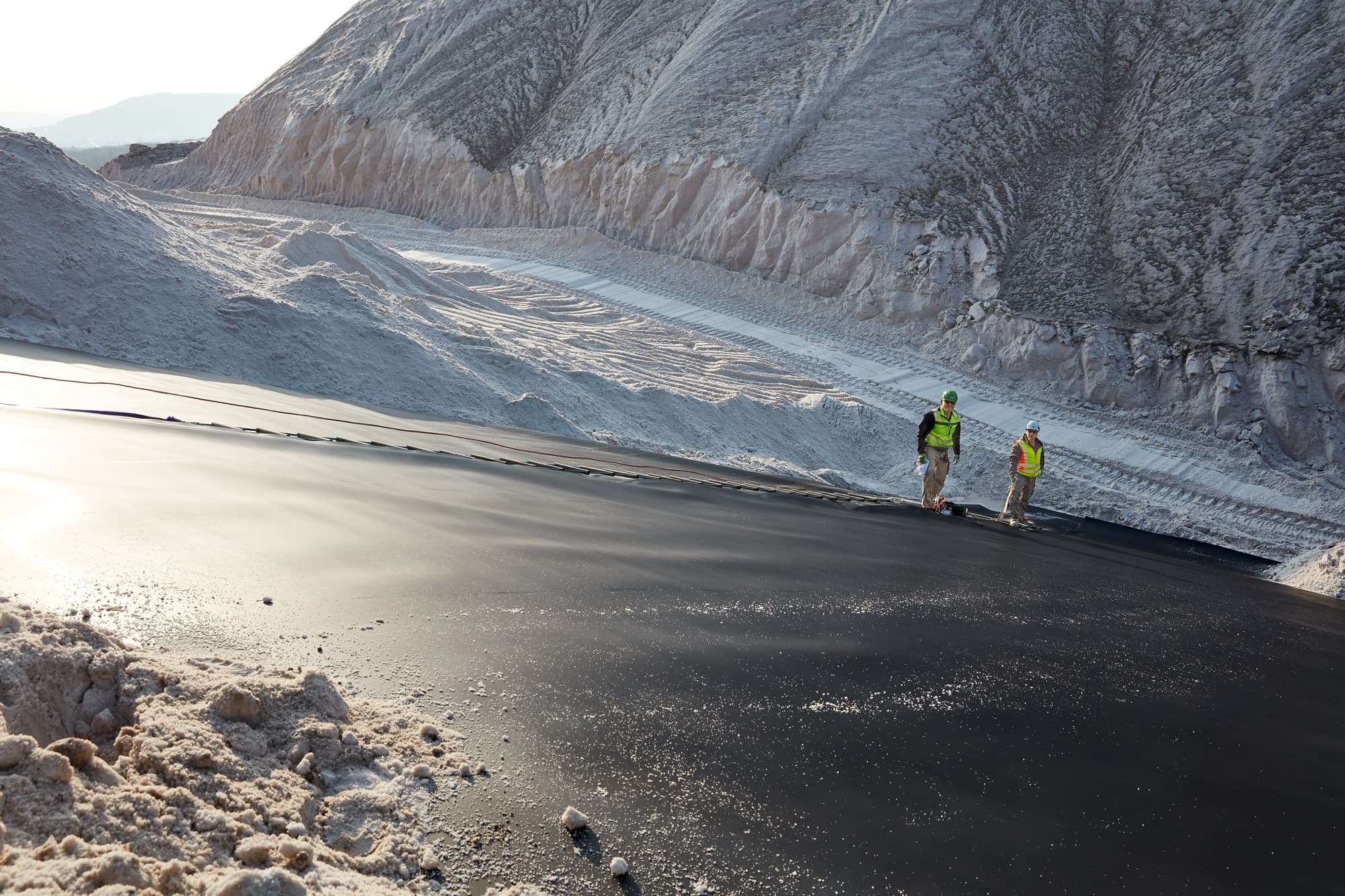 K+S Minerals and Agriculture GmbH Werra plant, operates a tailings heap at their Hattorf site for depositing the residue produced during crude salt processing.