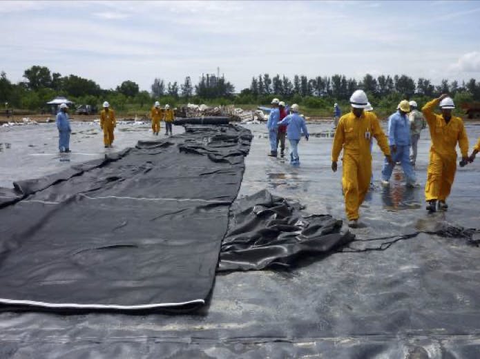 Titanium Dioxide Plant Terengganu Waste management GEOTUBE