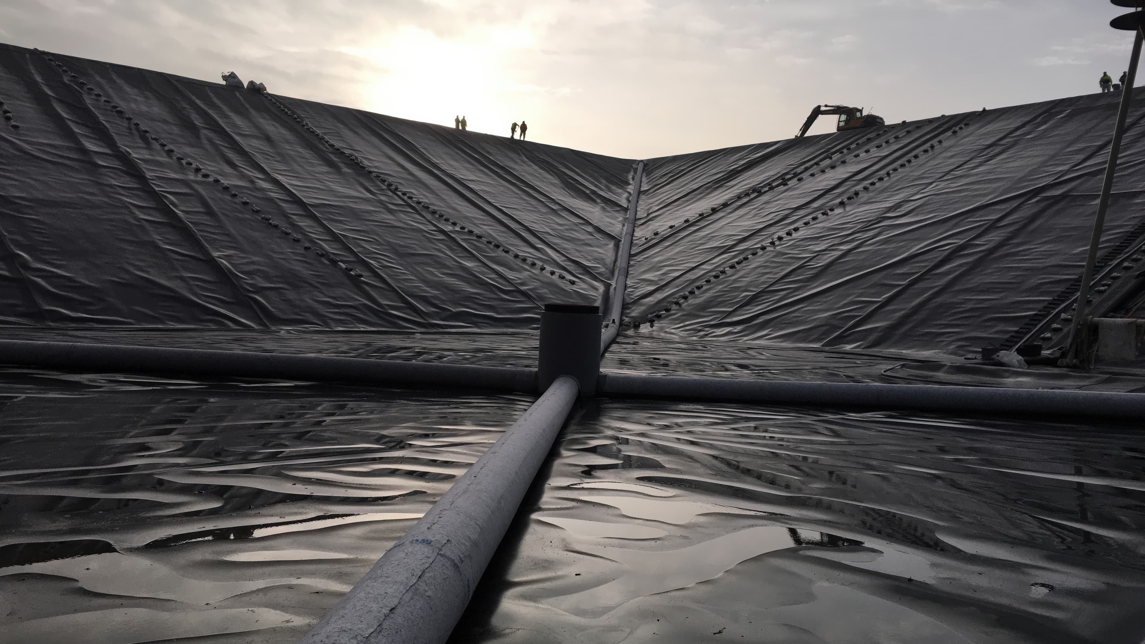 Pit thermal storage in Toftlund, Denmark