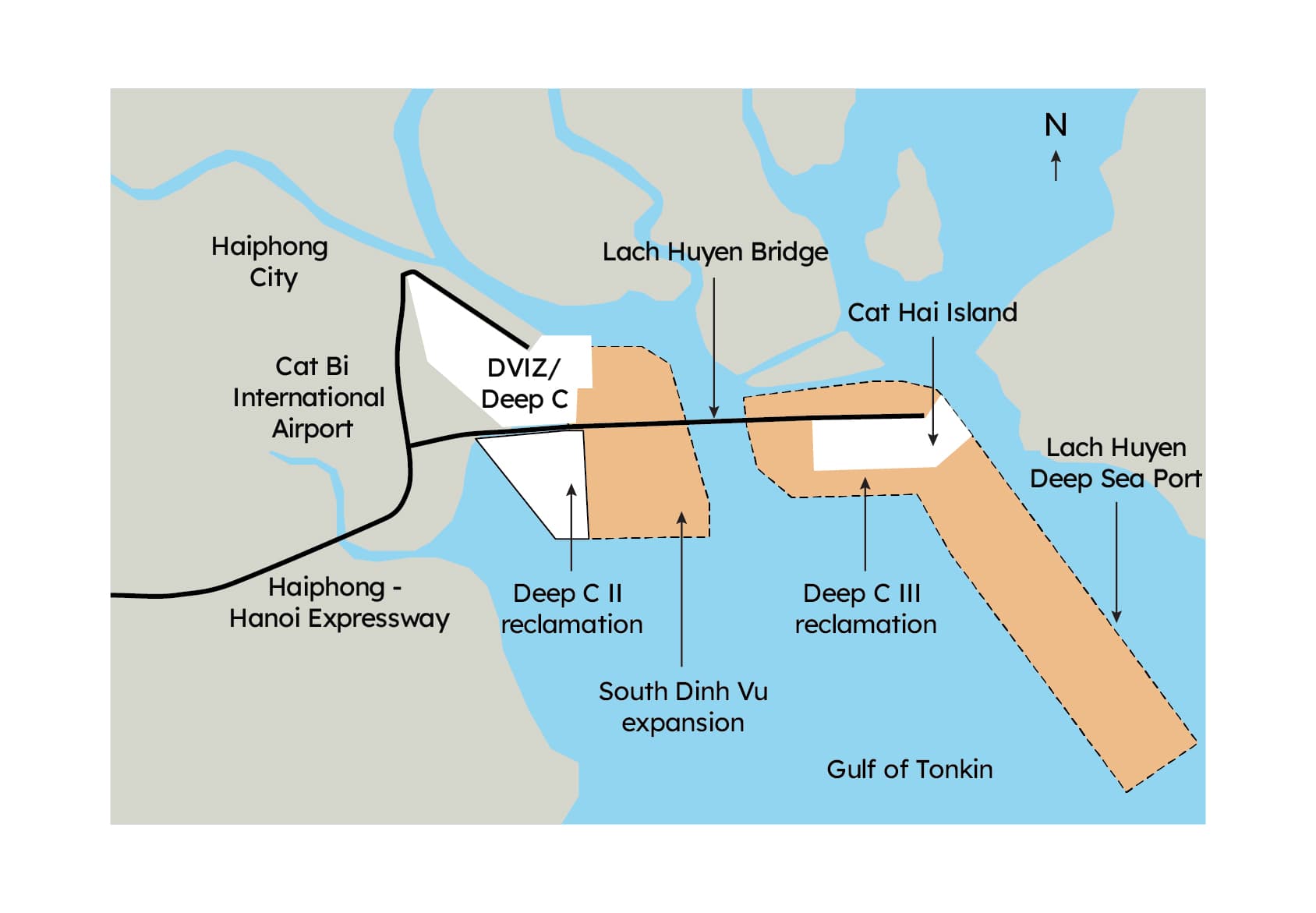 Location of Deep C II reclamation project