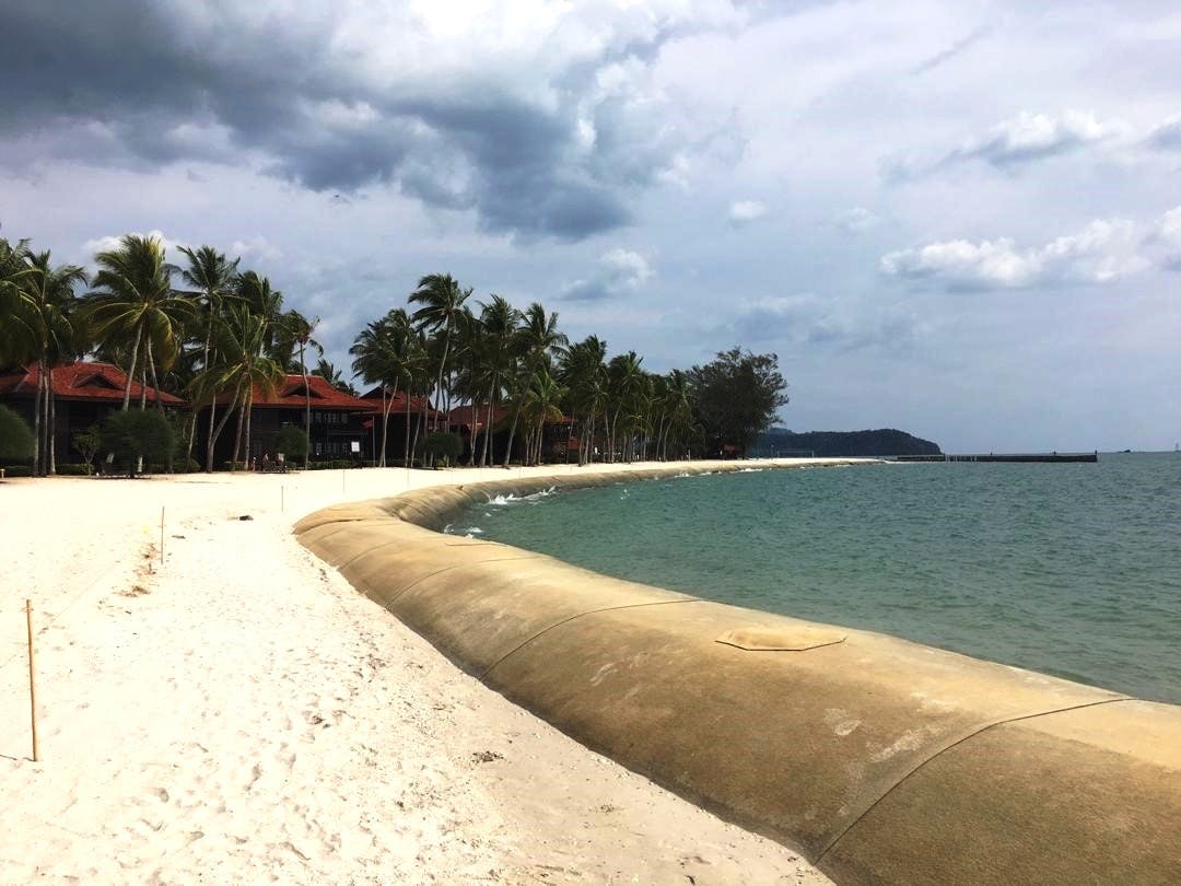 Protecting Langkawi's Meritus Pelangi Beach with GEOTUBE