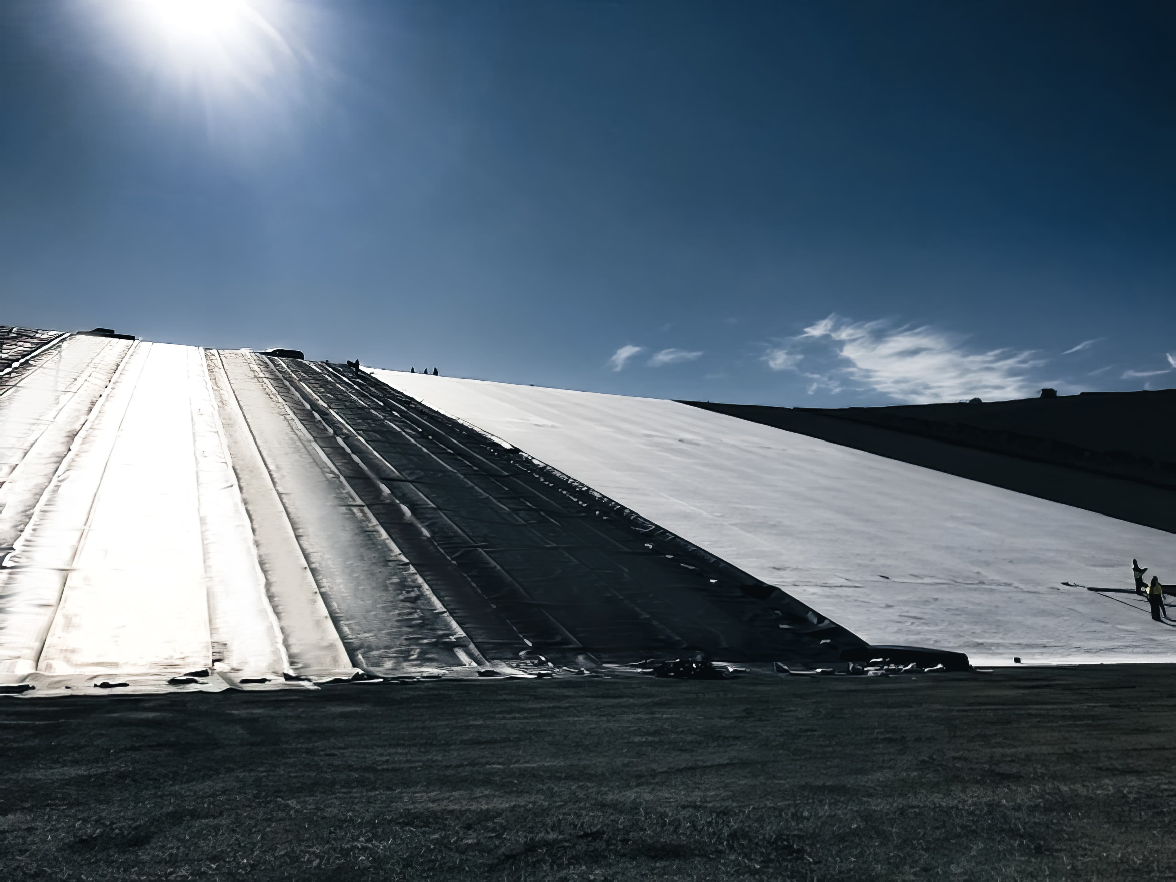 In 2020, Anchorage expanded its landfill with a new cell, installing a composite liner system that included BENTOLINER, GSE HD liner, and HDPE piping.