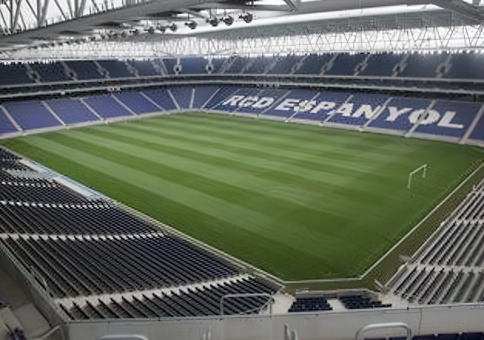 Completed football stadium