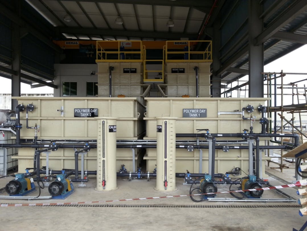 Rare earth processing plant Malaysia Waste management GEOTUBE