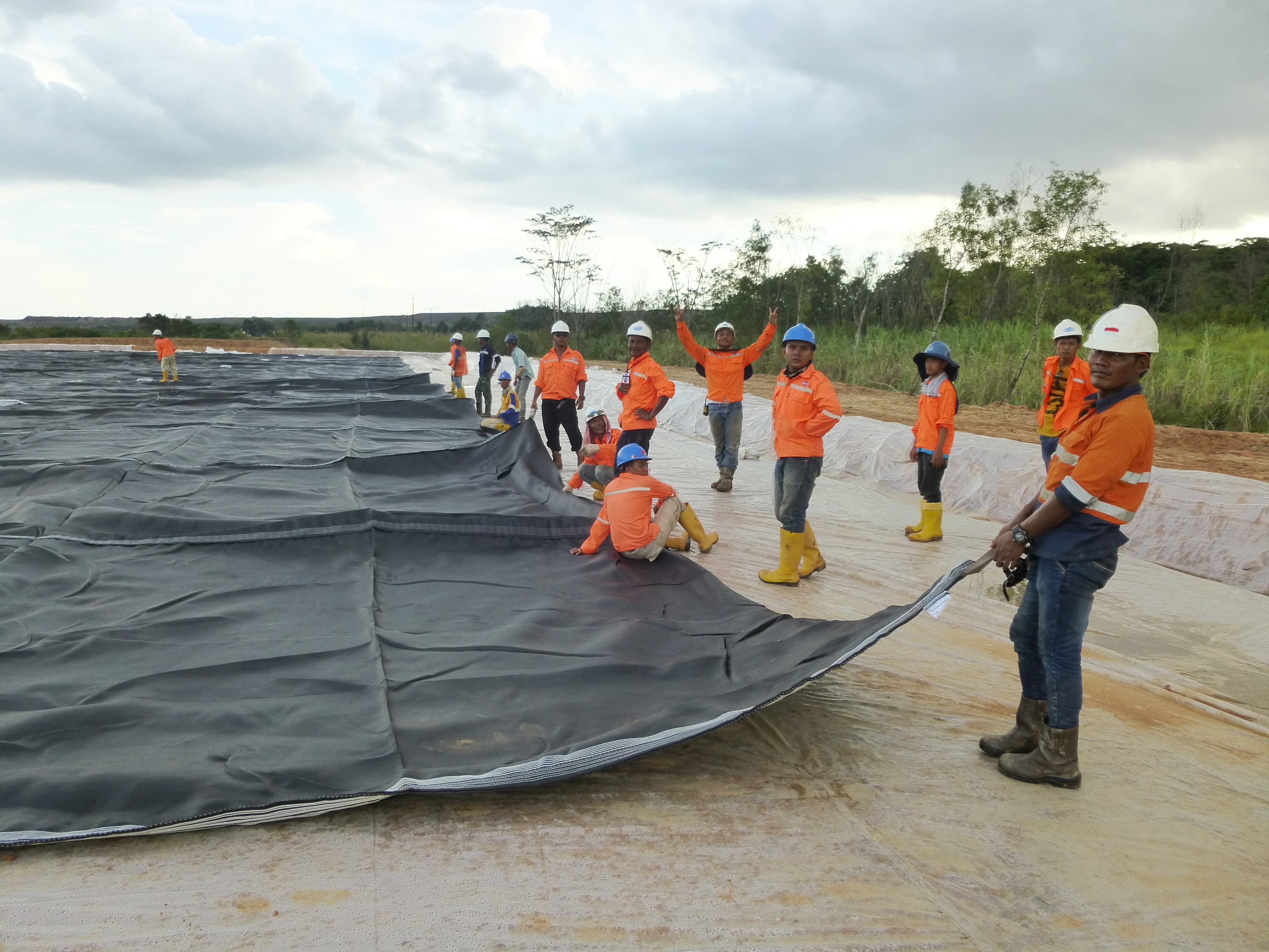 Kalimantan region Indonesia GEOTUBE