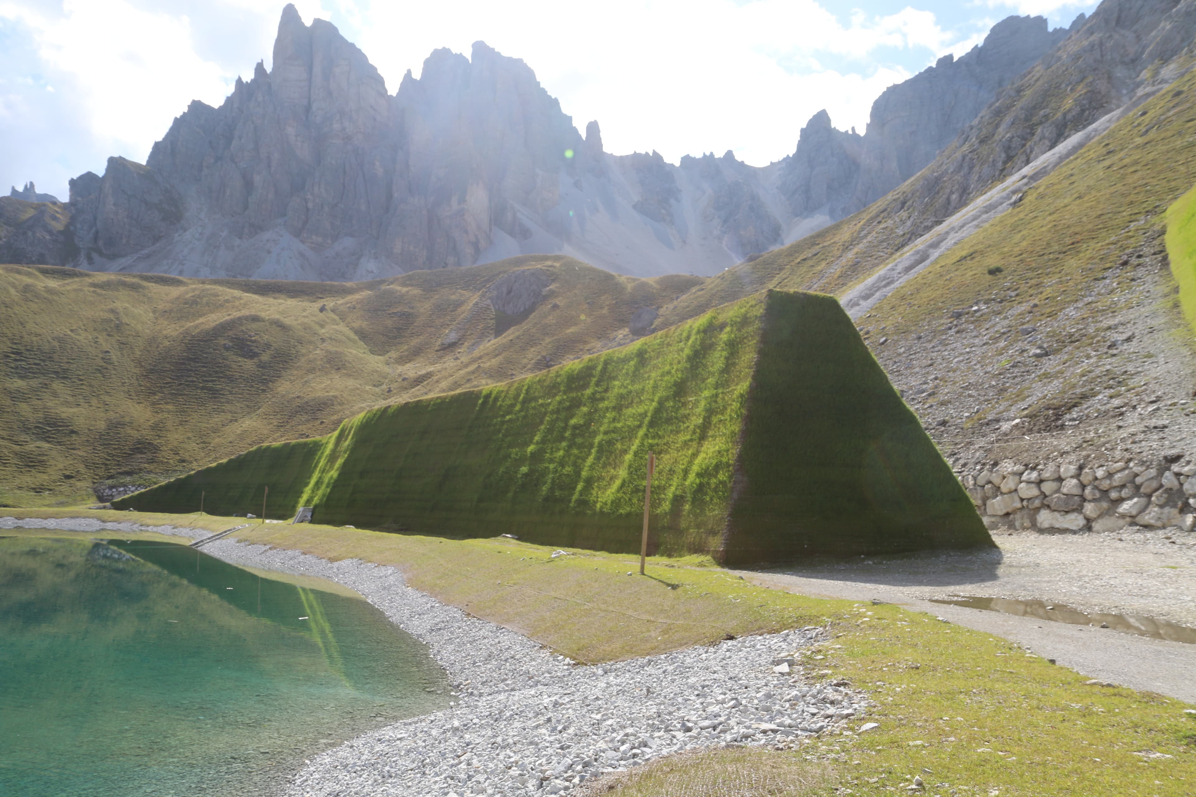 Protecting Alpine resources from avalanches with geogrids