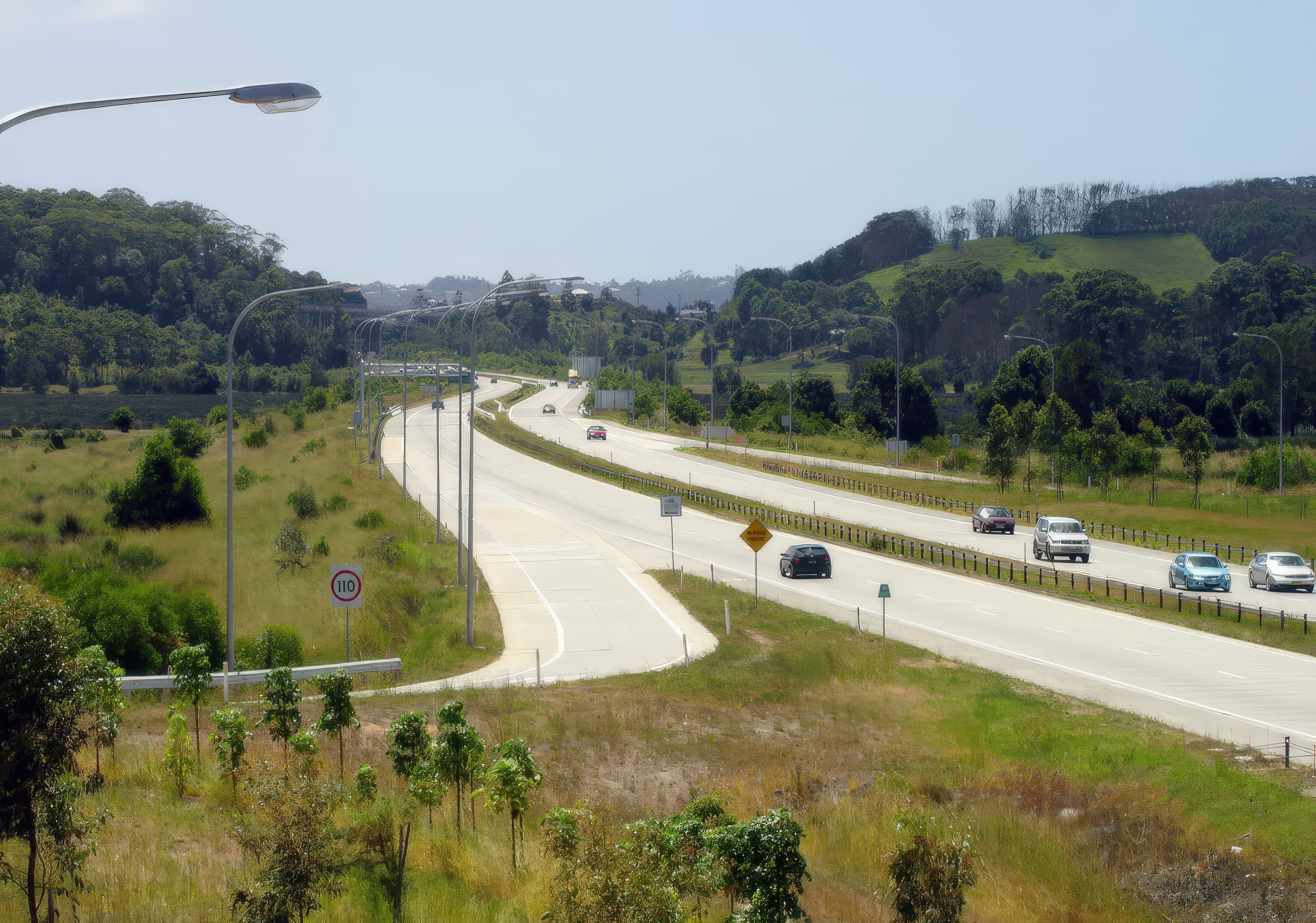Basal reinforcement for Pacific Highway works