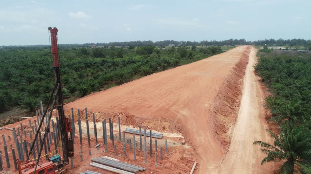 Petrulum Complex Alex CASE STUDY | Basal reinforced embankment at Pengerang | Solmax